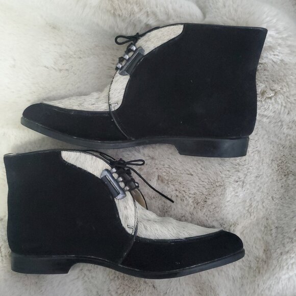 Vintage Sno-Mount Fur Boots Women's size 8.5 - Picture 4 of 9